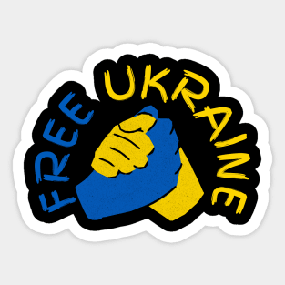 Free Ukraine Sticker
